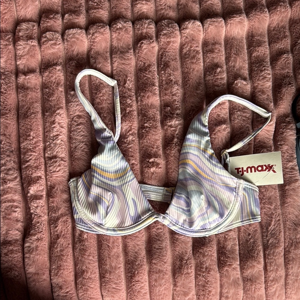 Hollister Purple and Yellow Bikini